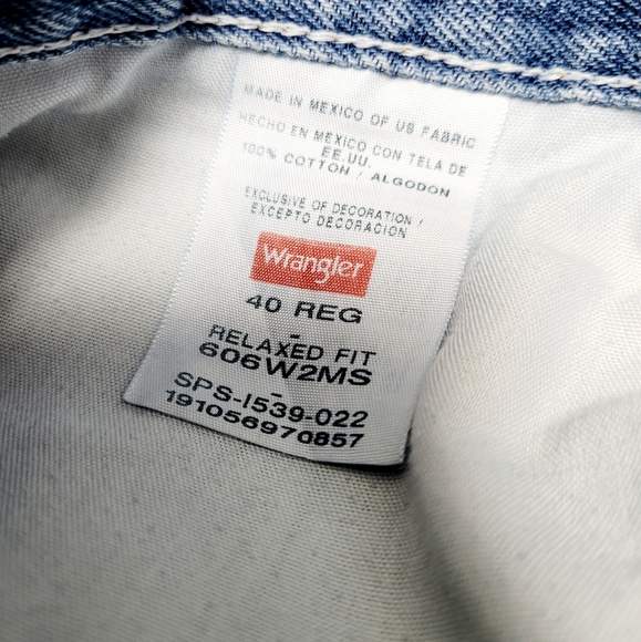 Mens Wrangler Jean Shorts - Picture 3 of 6